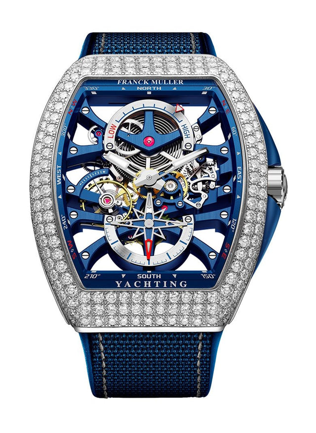 Franck Muller Vanguard Yachting Anchor Skeleton Men's Watch V 45 S6 PR SQT ANCRE FM YACHT (BL) WG