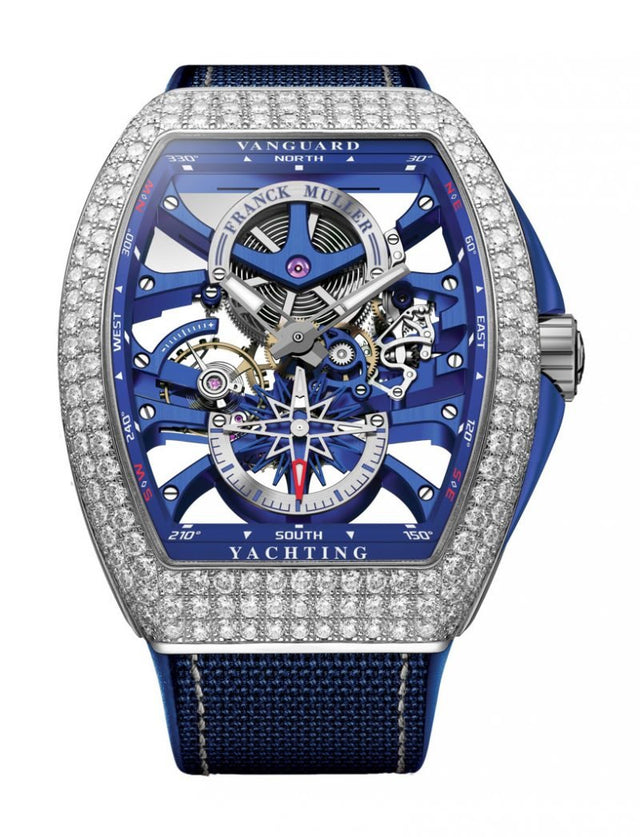 Franck Muller Vanguard Yachting Anchor Skeleton Men's Watch V 45 S6 SQT YACHT (BL) WG