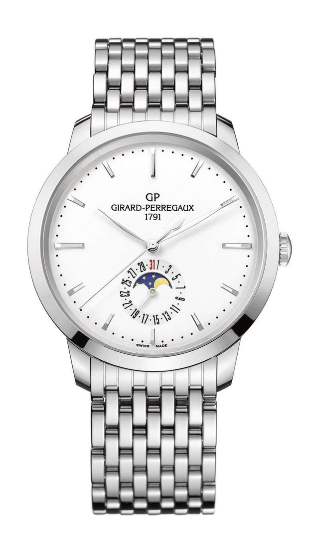 Girard-Perregaux 1966 Date And Moon Phases Woman's Watch 49545-11-131-11A