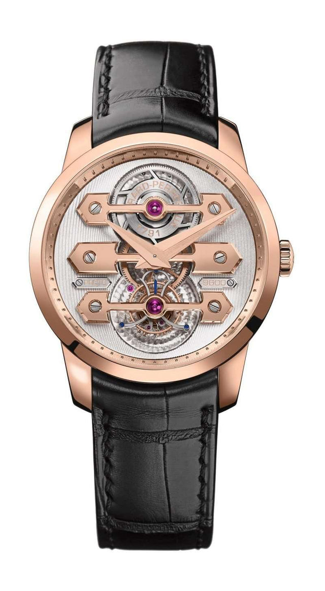 Girard-Perregaux Bridegs Tourbillon With Three Gold Bridges 40 mm Men's Watch 99285-52-000-BA6A