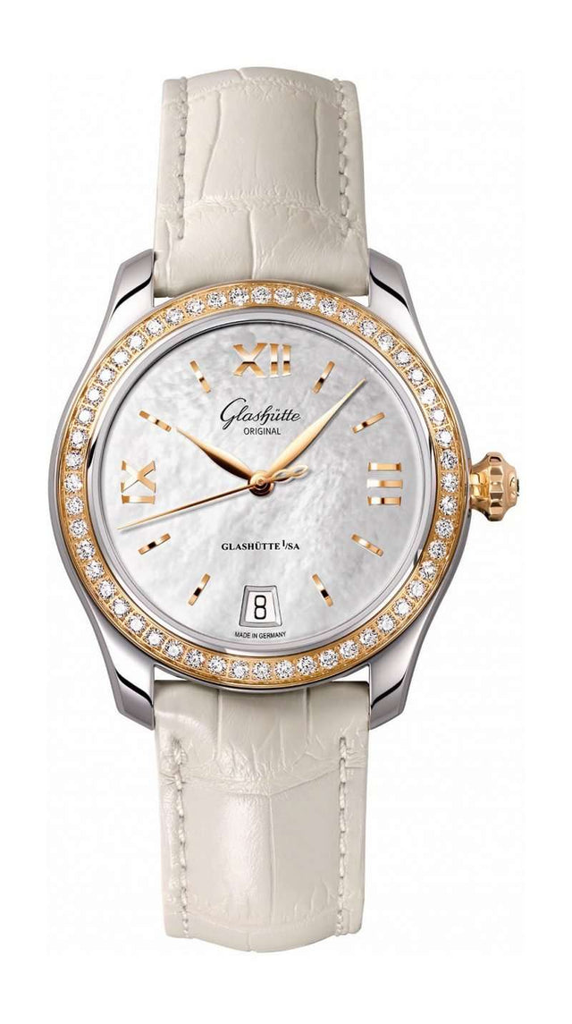 Glashütte Original Lady Serenade Bicolor Woman's Watch 1-39-22-09-16-04