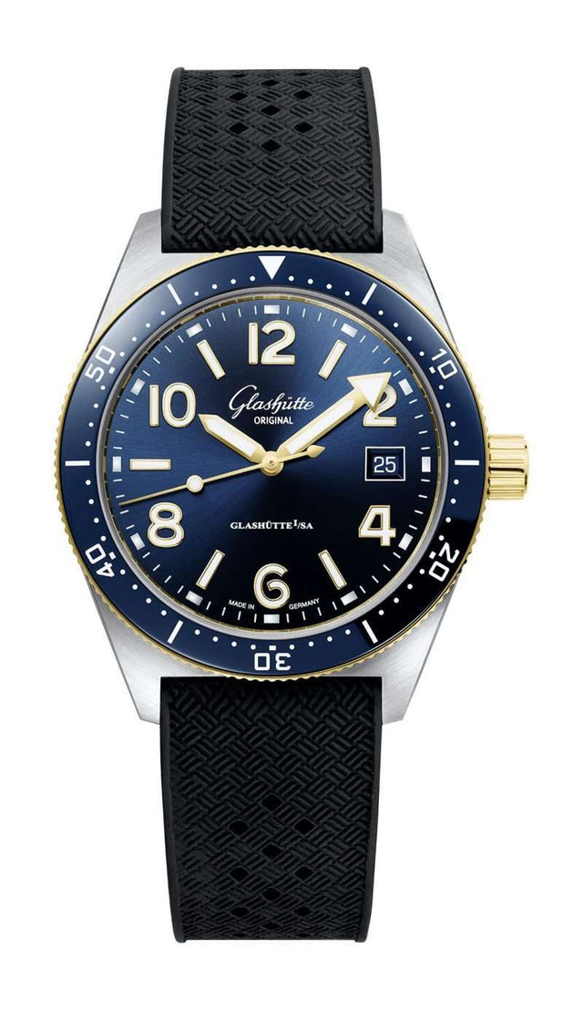 Glashütte Original Sea Q Bicolor Men's Watch 1-39-11-10-90-06