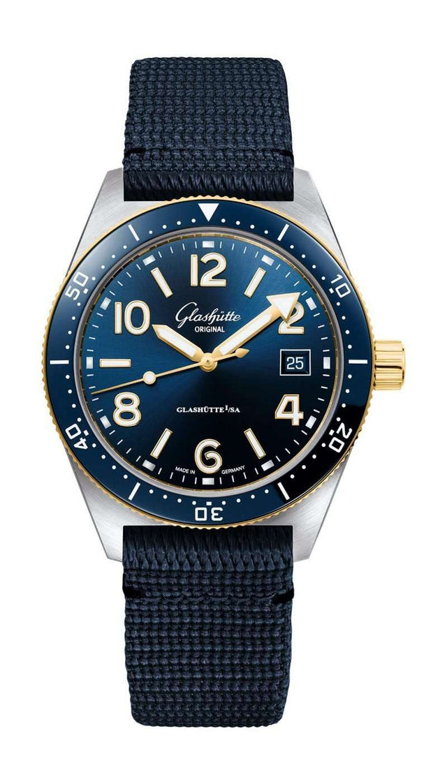 Glashütte Original Sea Q Bicolor Men's Watch 1-39-11-10-90-08