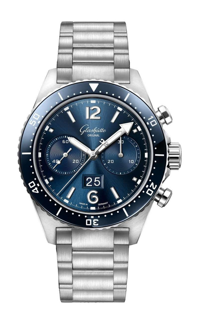 Glashütte Original SeaQ Chronograph Men's Watch 1-37-23-02-81-70