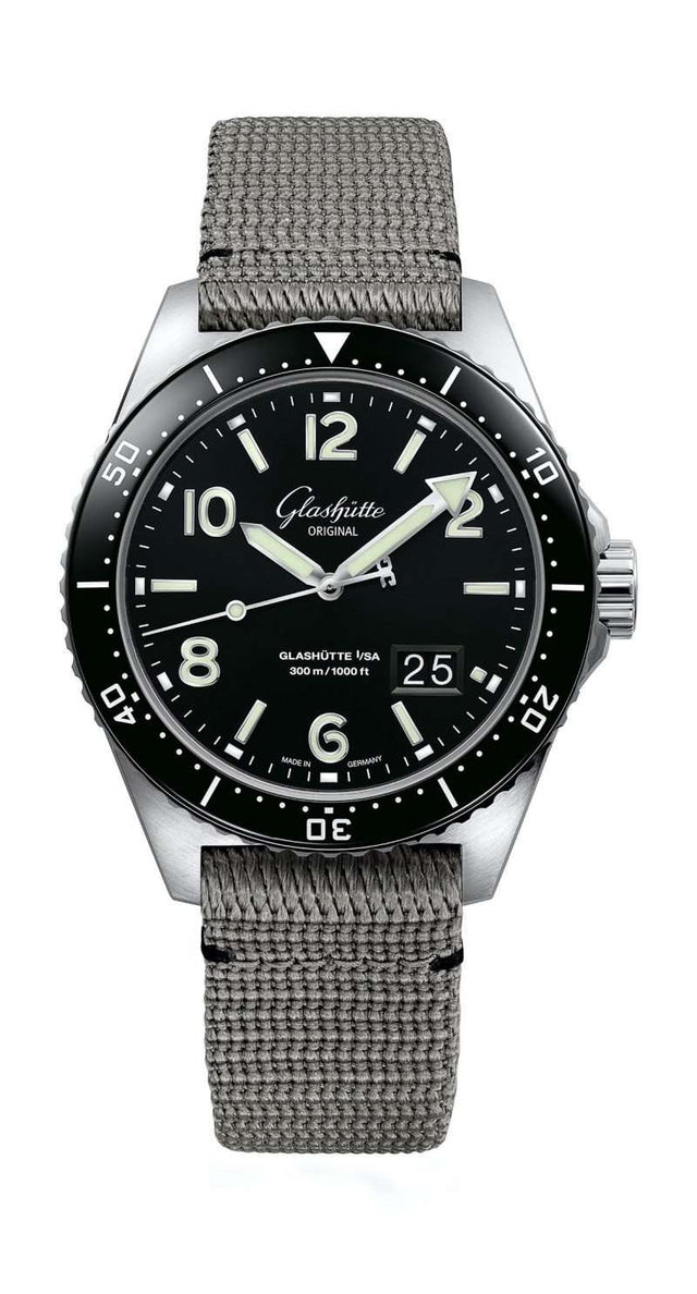 Glashütte Original SeaQ Panorama Date Men's Watch 1-36-13-01-80-34
