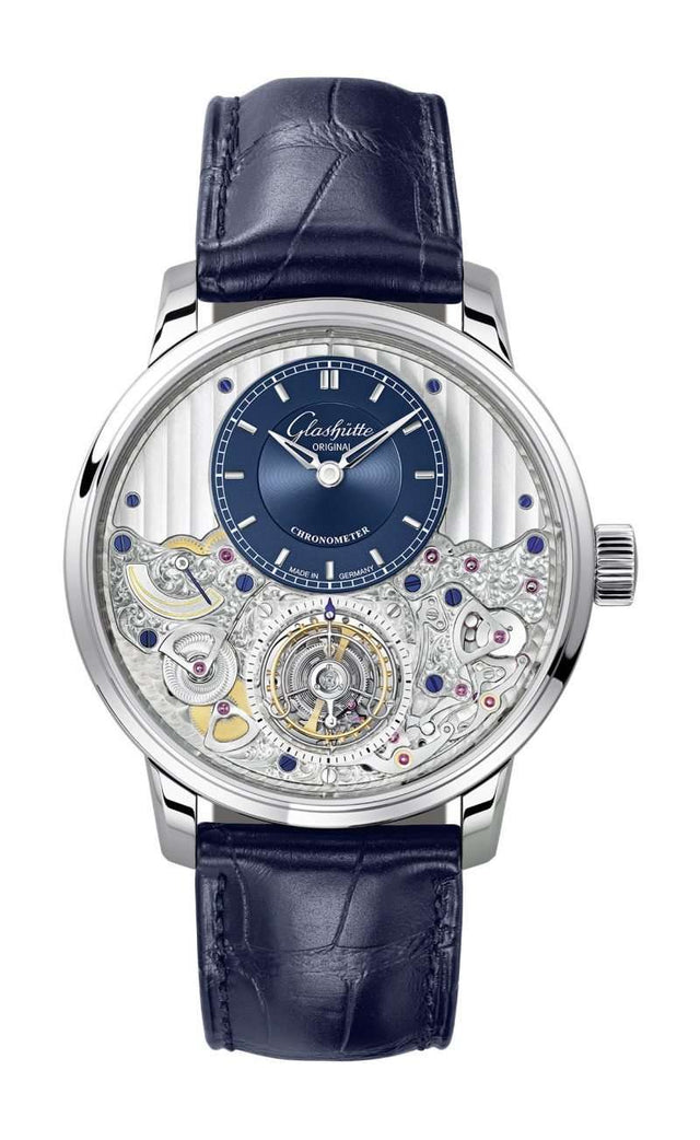 Glashütte Original Senator Chronometer Tourbillon Men's Watch 1-58-05-01-03-30