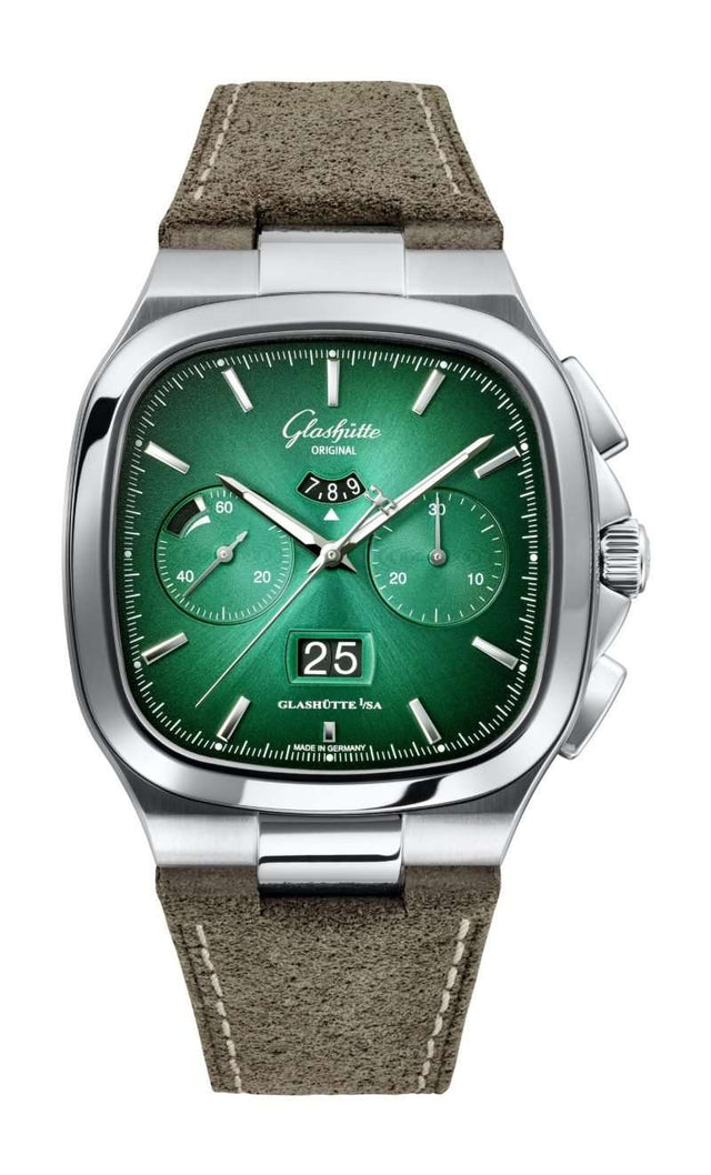 Glashütte Original Seventies Chronograph Panorama Date Men's Watch 1-37-02-04-02-35