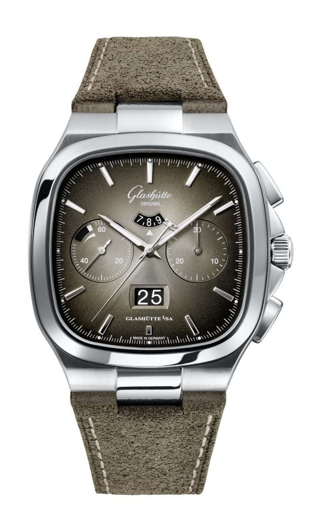 Glashütte Original Seventies Chronograph Panorama Date Men's Watch 1-37-02-05-02-35
