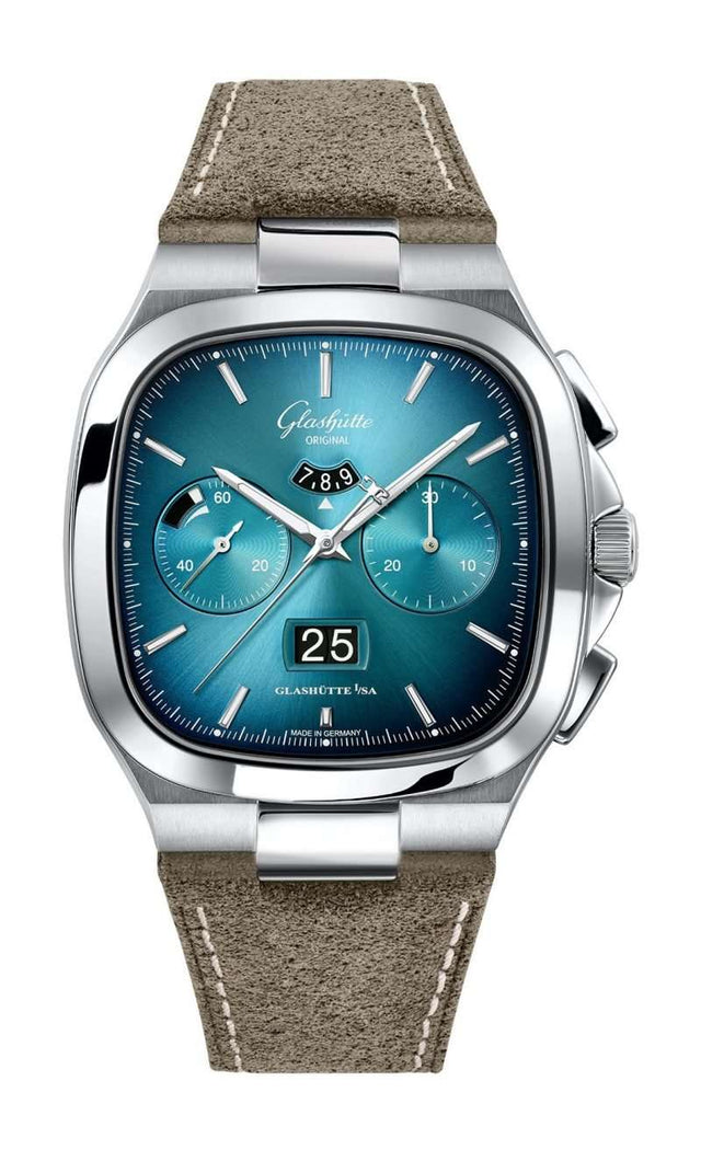 Glashütte Original Seventies Chronograph Panorama Date Men's Watch 1-37-02-06-02-35