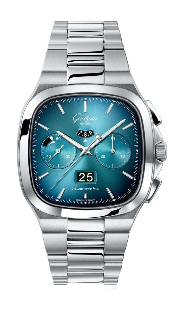 Glashütte Original Seventies Chronograph Panorama Date Men's Watch 1-37-02-06-02-70