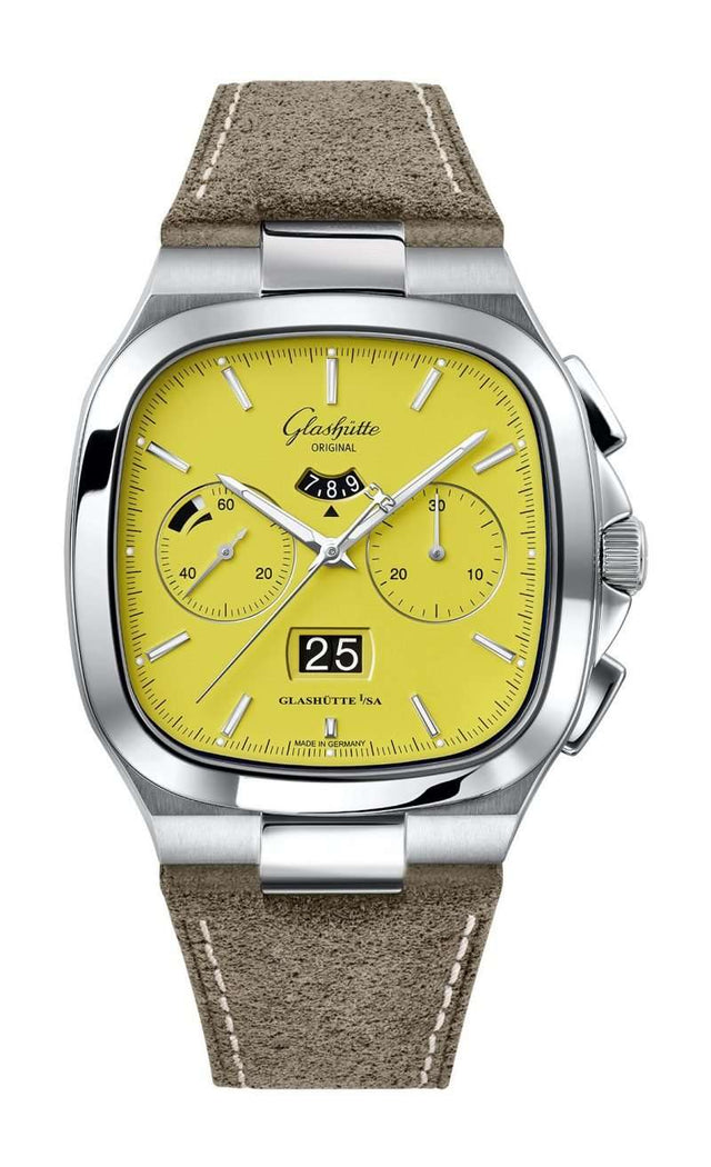 Glashütte Original Seventies Chronograph Panorama Date Men's Watch 1-37-02-07-02-35