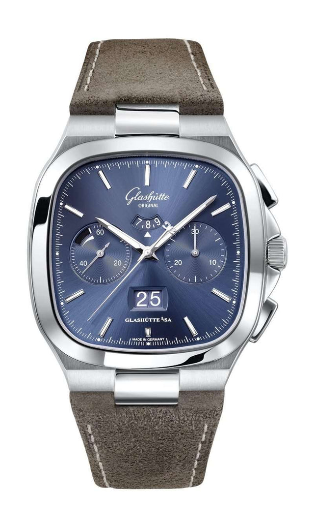 Glashütte Original Seventies Chronograph Panorama Date Men's Watch 1-37-02-08-02-62