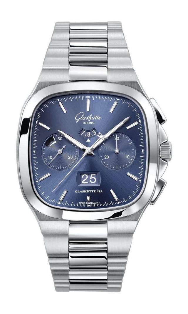 Glashütte Original Seventies Chronograph Panorama Date Men's Watch 1-37-02-08-02-70
