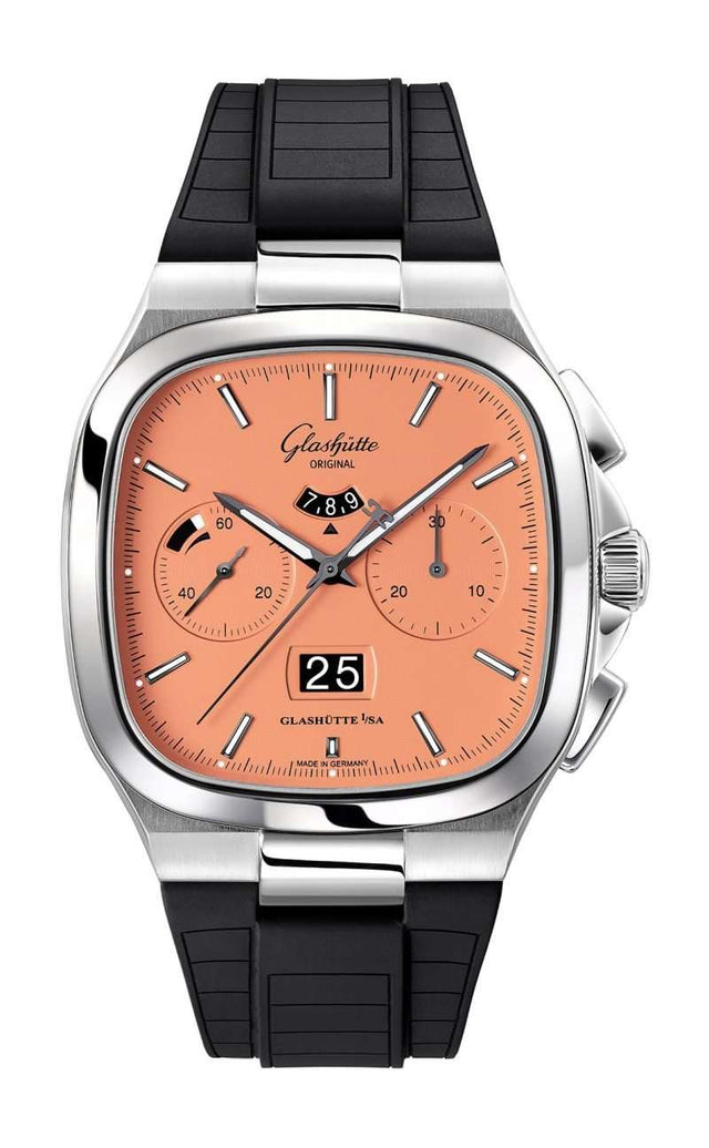 Glashütte Original Seventies Chronograph Panorama Date “Vbing Orange” Men's Watch 1-37-02-11-02-63