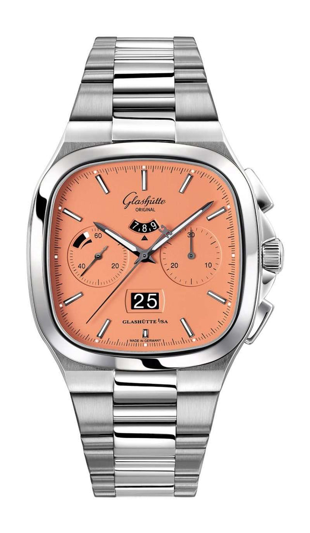 Glashütte Original Seventies Chronograph Panorama Date “Vbing Orange” Men's Watch 1-37-02-11-02-70