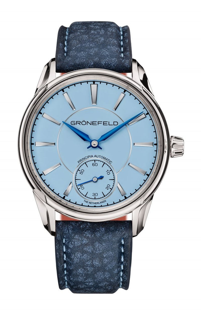 Grönefeld 1941 PRINCIPIA AUTOMATICA LIGHT BLUE DIAL WG Men's Watch