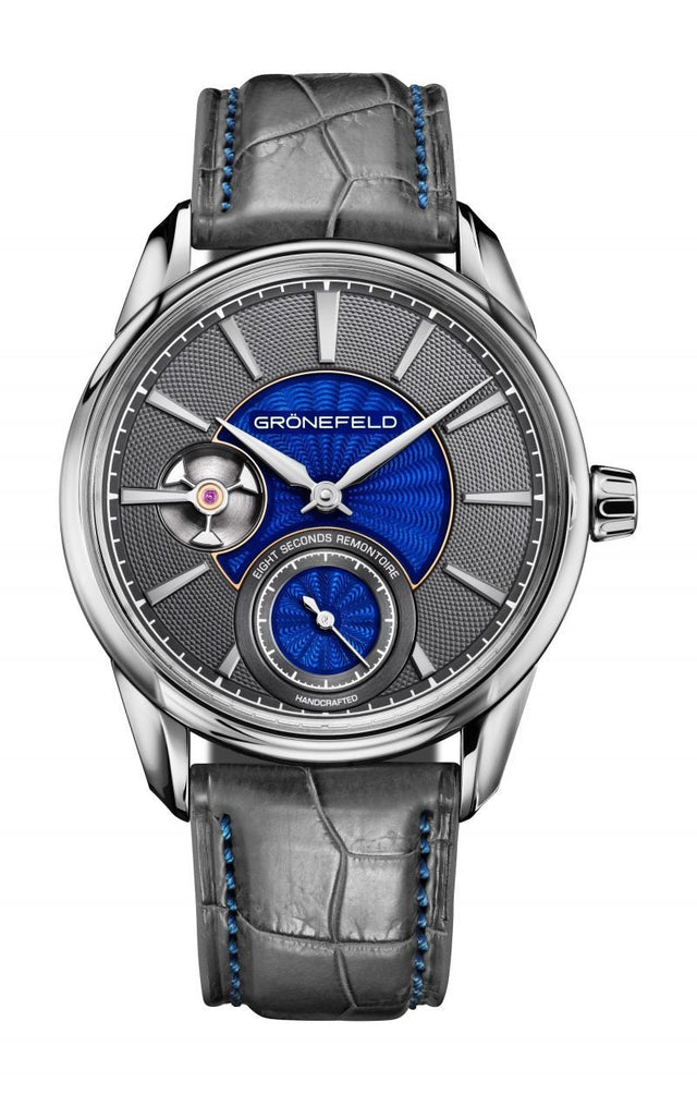 Grönefeld 1941 REMONTOIRE BESPOKE GUILLOCHE AND ENAMEL WG Men's Watch