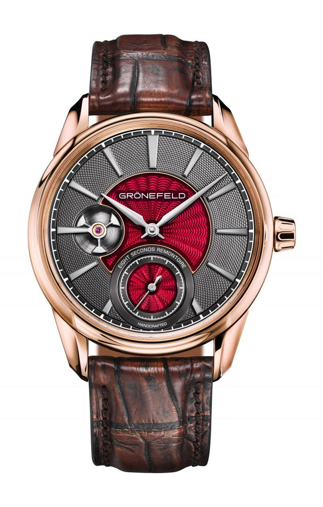 Grönefeld 1941 REMONTOIRE BESPOKE GUILLOCHE & ENAMEL RG Men's Watch