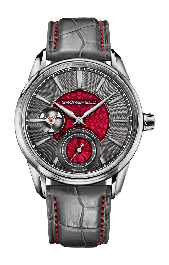 Grönefeld 1941 REMONTOIRE BESPOKE GUILLOCHE & ENAMEL WG Men's Watch