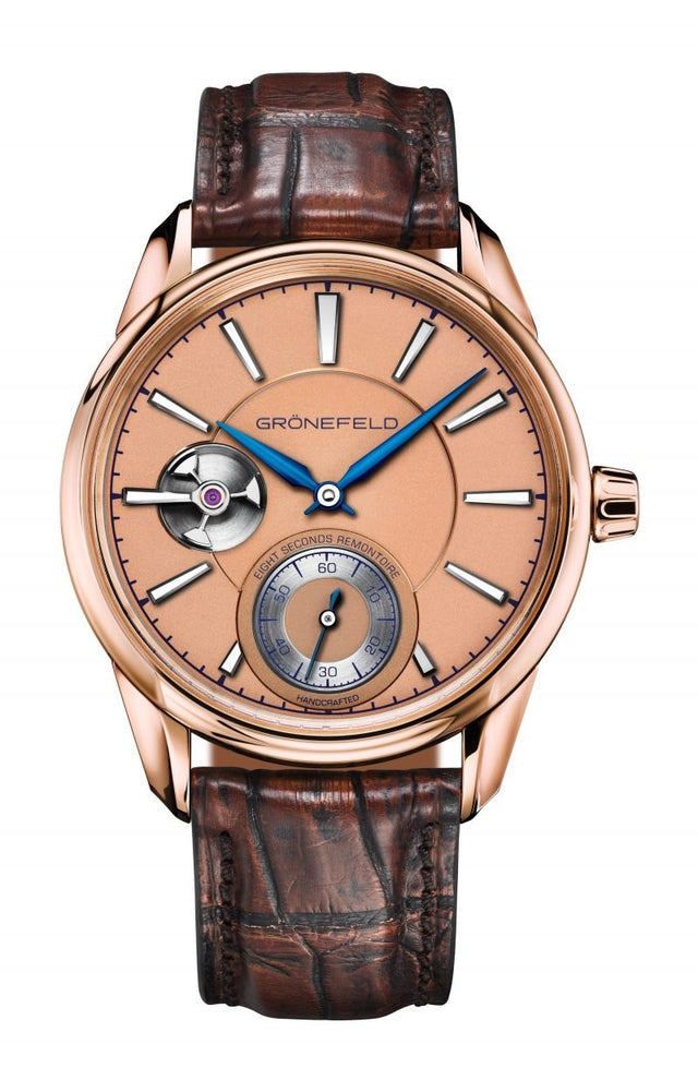 Grönefeld 1941 REMONTOIRE CONSTANT FORCE SALMON DIAL RG Men's Watch