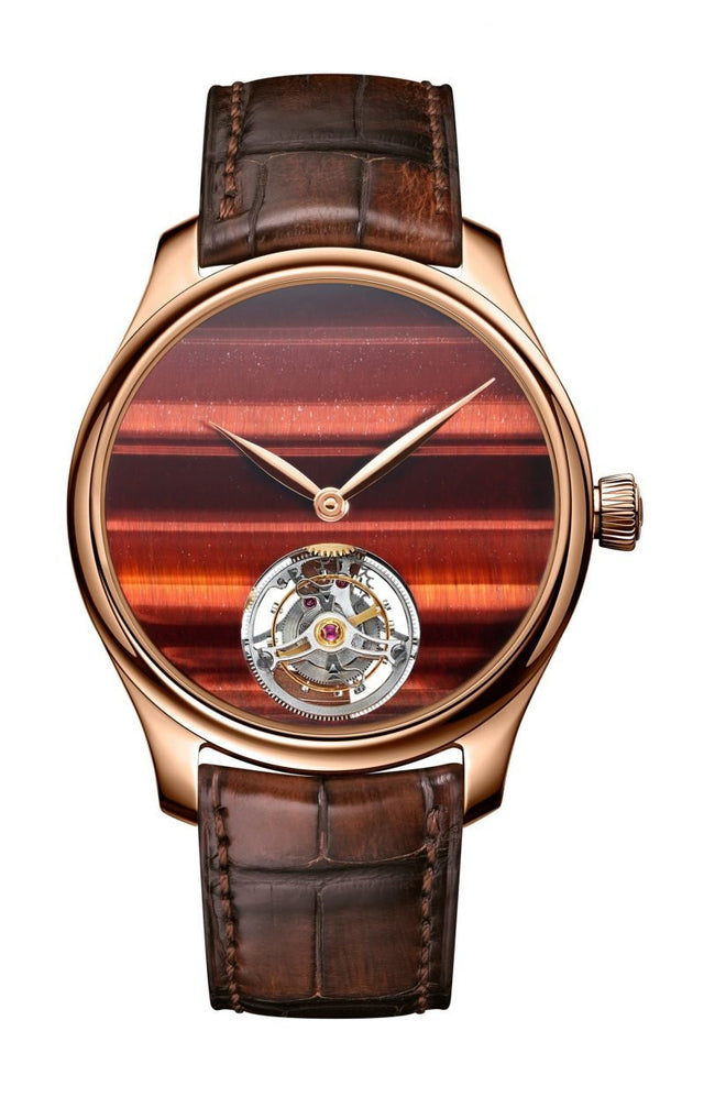 H. Moser & Cie Endeavour Tourbillon Concept Tiger’s Eye Men's Watch 1804-0401