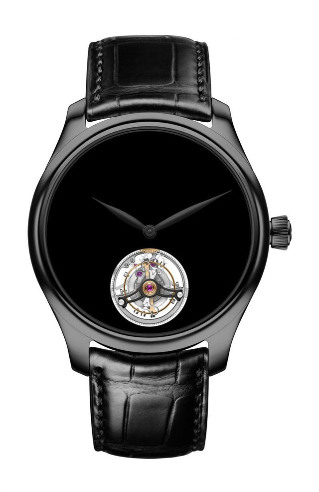 H. Moser & Cie Endeavour Tourbillon Vantablack® Black Hands Men's Watch 1804-1206