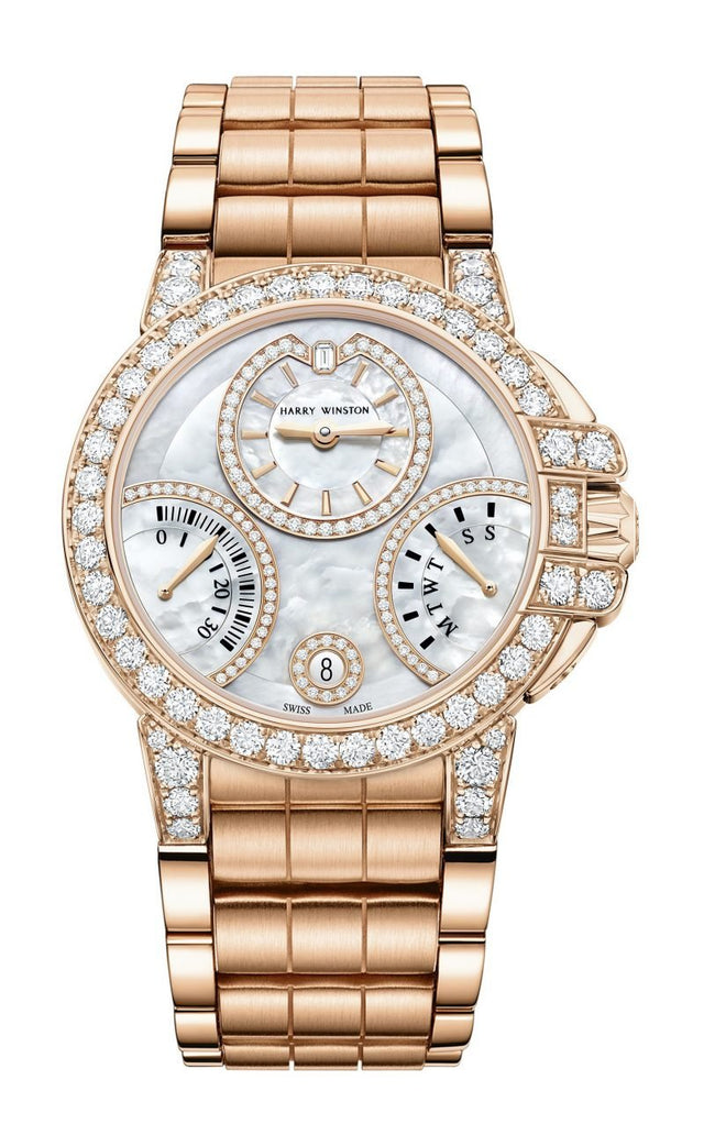 Harry Winston Ocean Biretrograde Automatic 36mm Woman's Watch OCEABI36RR037