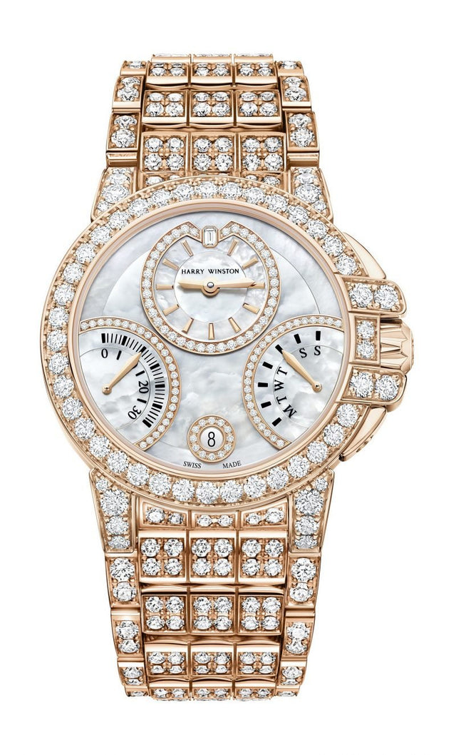 Harry Winston Ocean Biretrograde Automatic 36mm Woman's Watch OCEABI36RR038