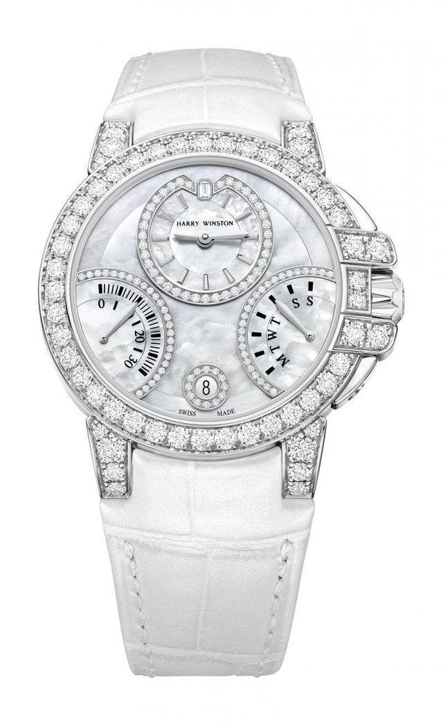 Harry Winston Ocean Biretrograde Automatic 36mm Woman's Watch OCEABI36WW057