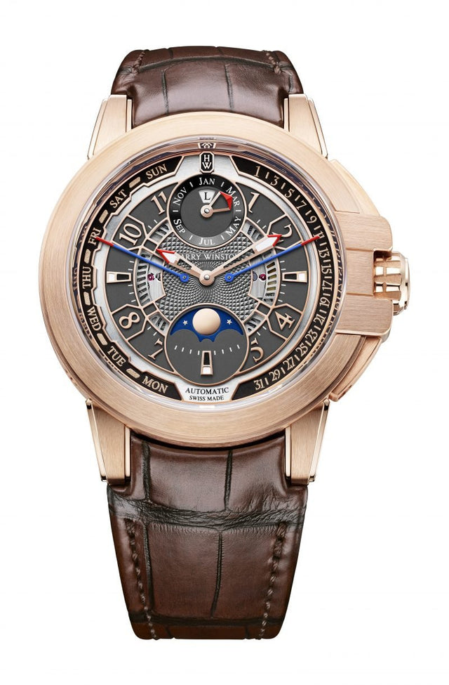 Harry Winston Ocean Biretrograde Perpetual Calendar Automatic Men's Watch OCEAPC42RR001