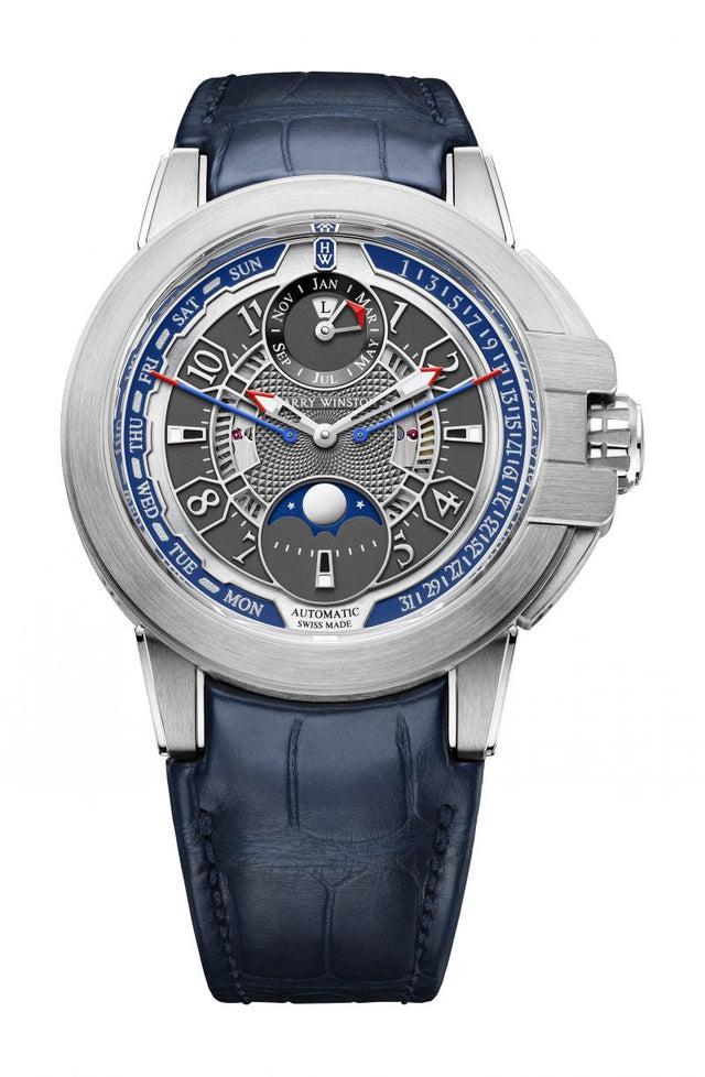 Harry Winston Ocean Biretrograde Perpetual Calendar Automatic Men's Watch OCEAPC42WW001