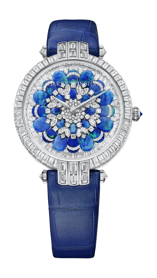 Harry Winston Premier Hypnotic Chrysanthemum Automatic 36mm Woman's Watch PRNAHM36WW028