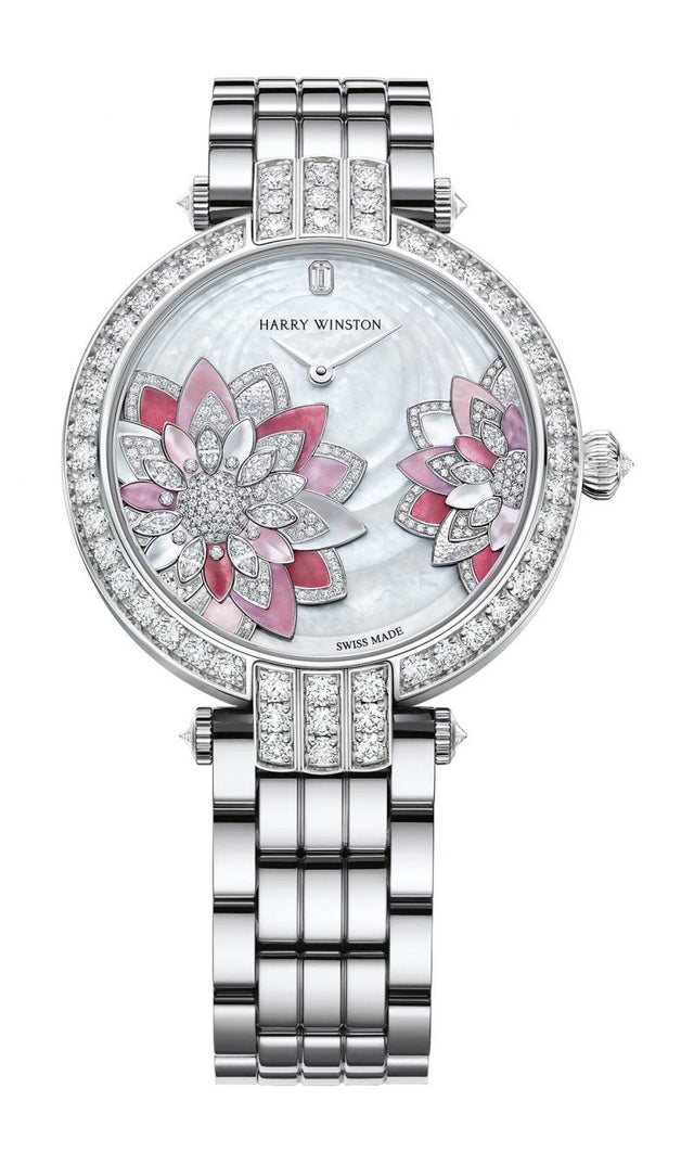 Harry Winston Premier Lotus Automatic 36mm Woman's Watch PRNAHM36WW034
