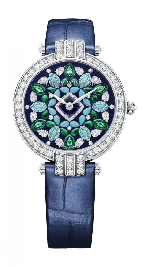 Harry Winston Premier Precious Kaleidoscope Automatic 36mm Woman's Watch PRNAHM36WW032