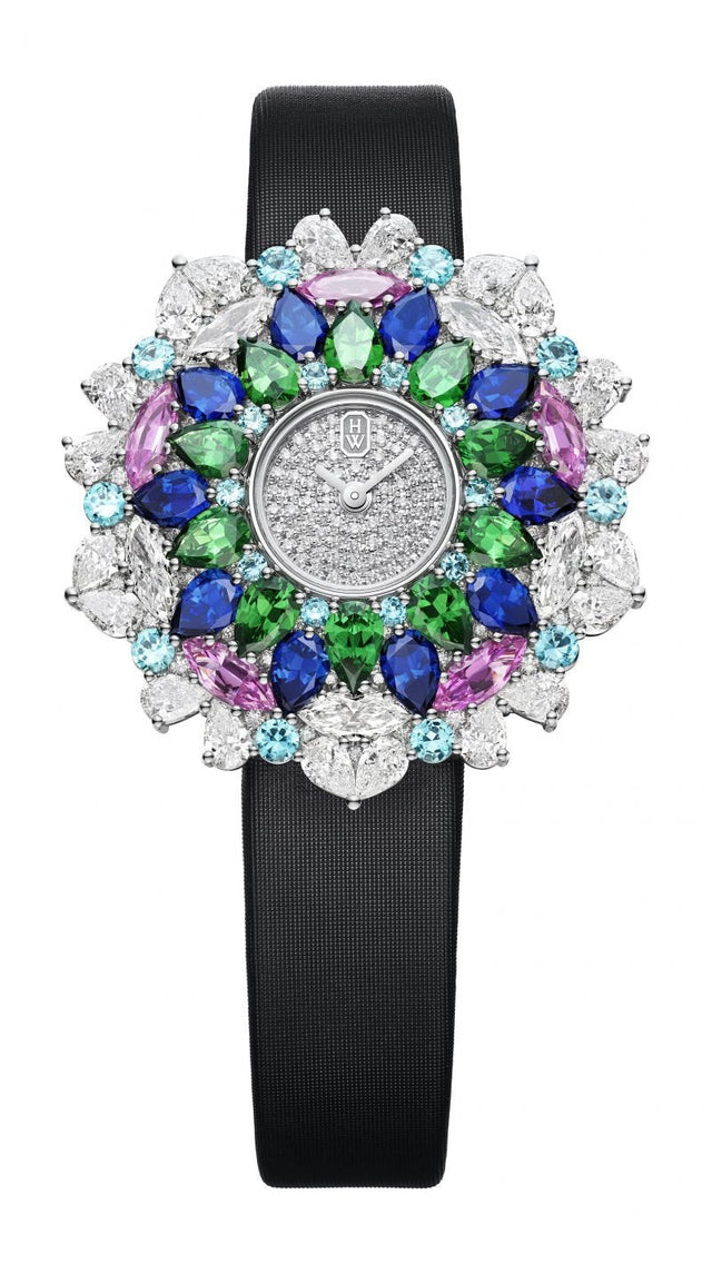 Harry Winston Winston Kaleidoscope High Jewelry Watch by Harry Winston Woman's Watch HJTQHM36PP002