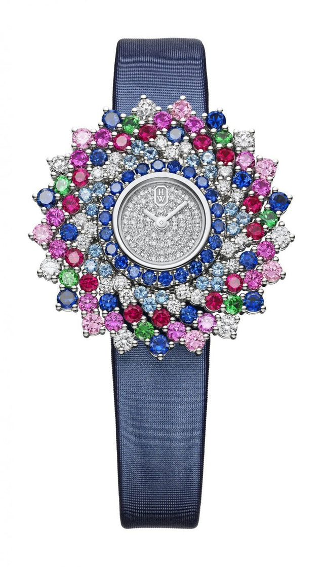 Harry Winston Winston Kaleidoscope High Jewelry Watch by Harry Winston Woman's Watch HJTQHM36PP004