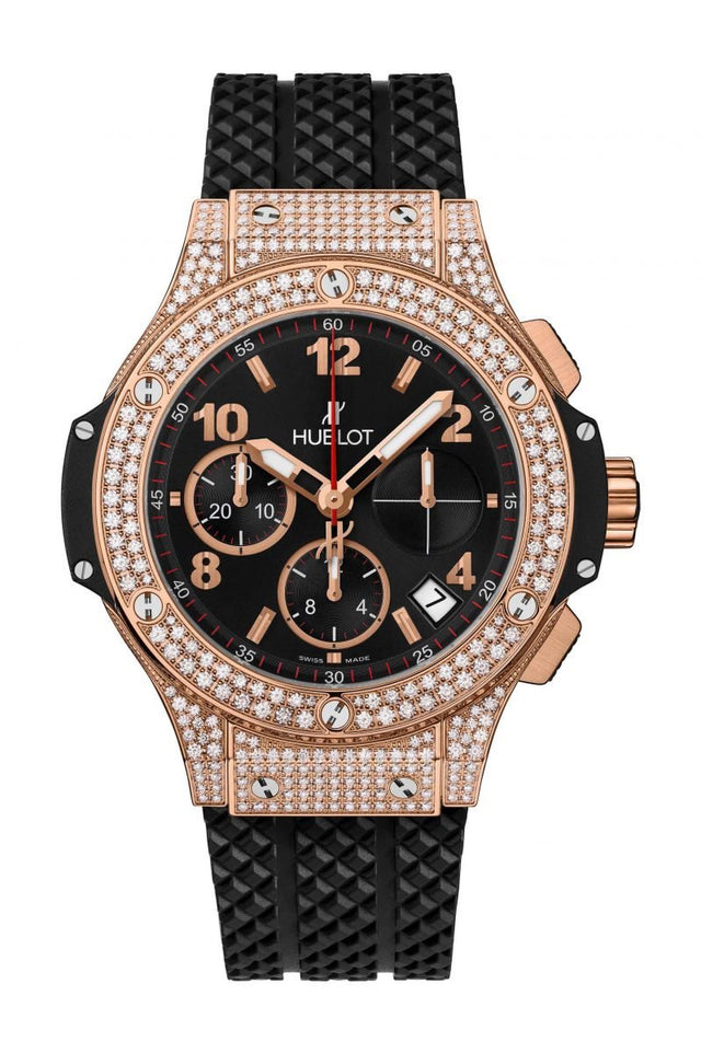 Hublot Big Bang Gold Pavé Woman's Watch 341.PX.130.RX.174