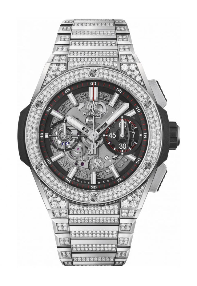 Hublot Big Bang Integral Titanium Pavé Men's Watch 451.NX.1170.NX.3704