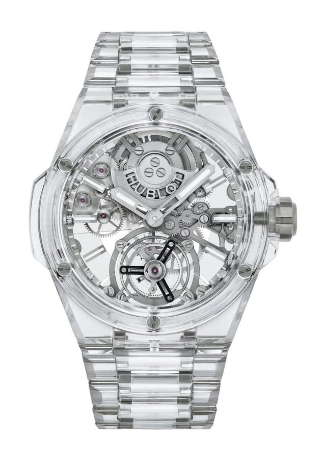 Hublot Big Bang Integral Tourbillon Full Sapphire Men's Watch 455.JX.0120.JX