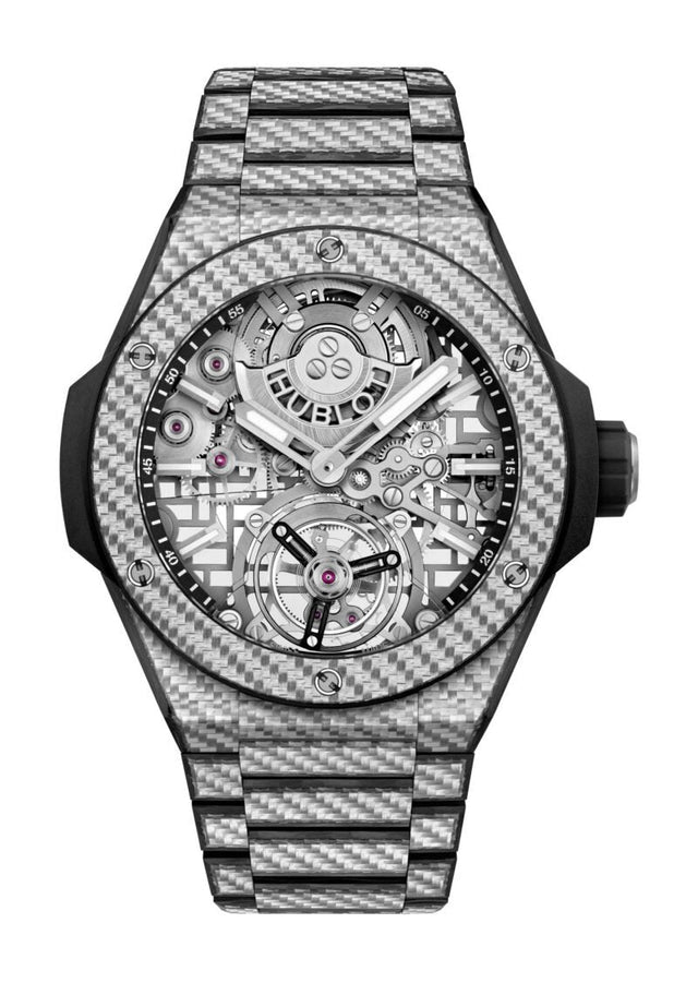 Hublot Big Bang Integrated Tourbillon Full Carbon Men's Watch 455.YS.0170.YS