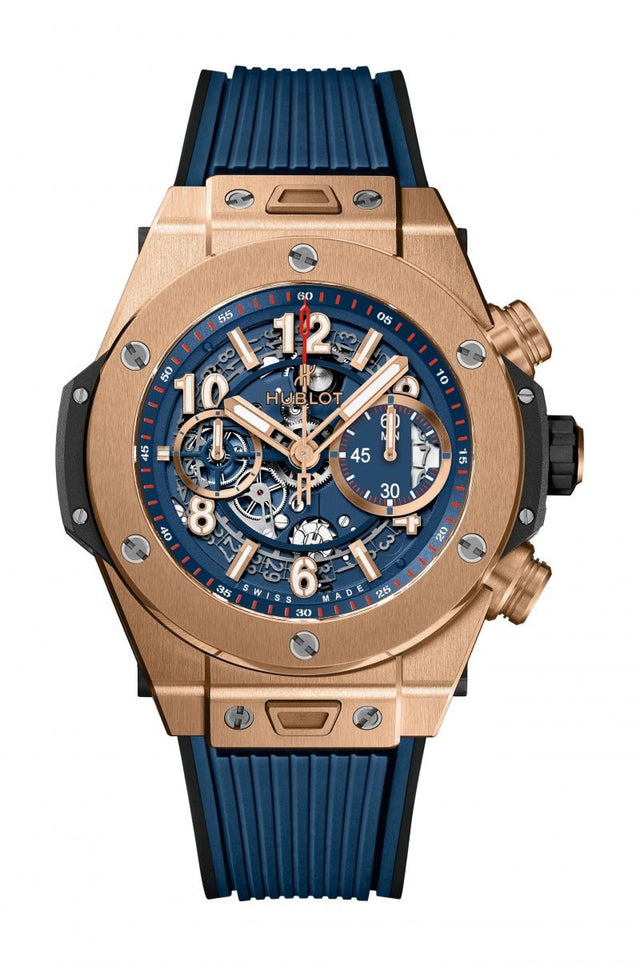 Hublot Big Bang Unico King Gold Blue Men's Watch 411.OX.5189.RX