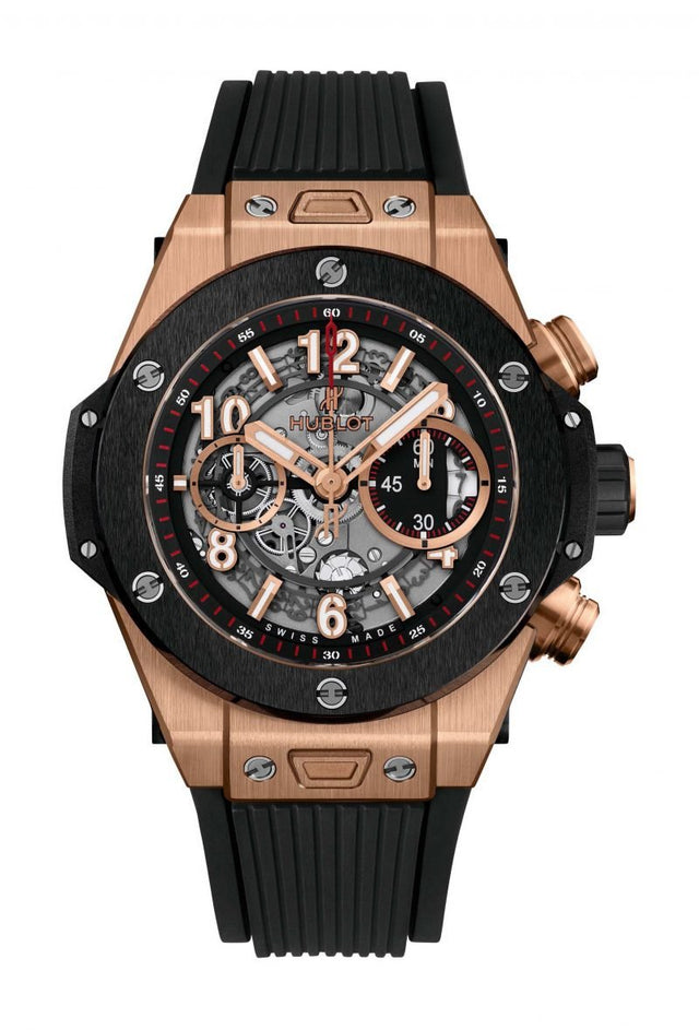 Hublot Big Bang Unico King Gold Ceramic Men's Watch 411.OM.1180.RX