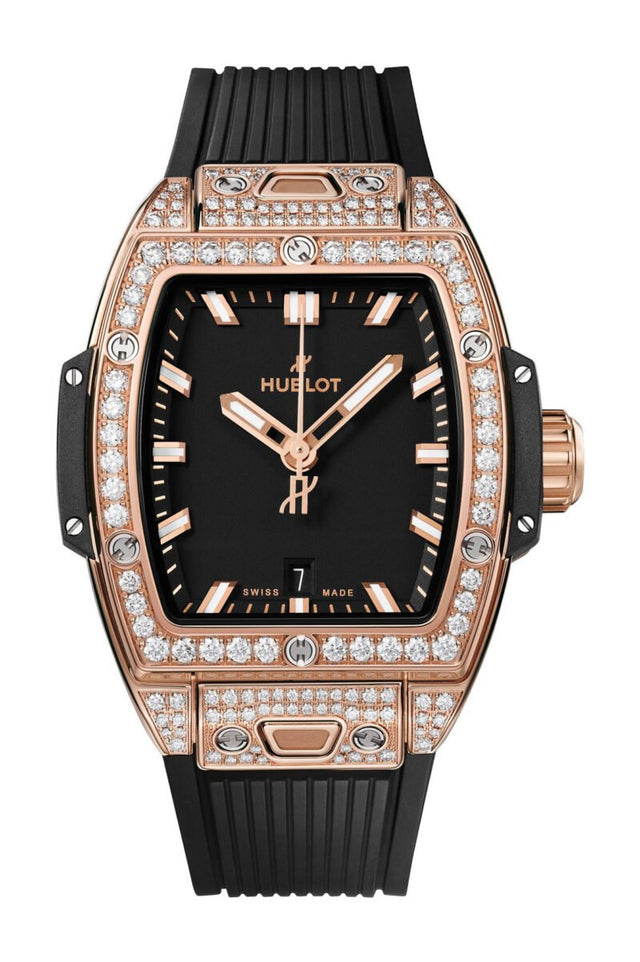 Hublot Spirit of Big Bang King Gold Pavé Woman's Watch 682.OX.1180.RX.1604