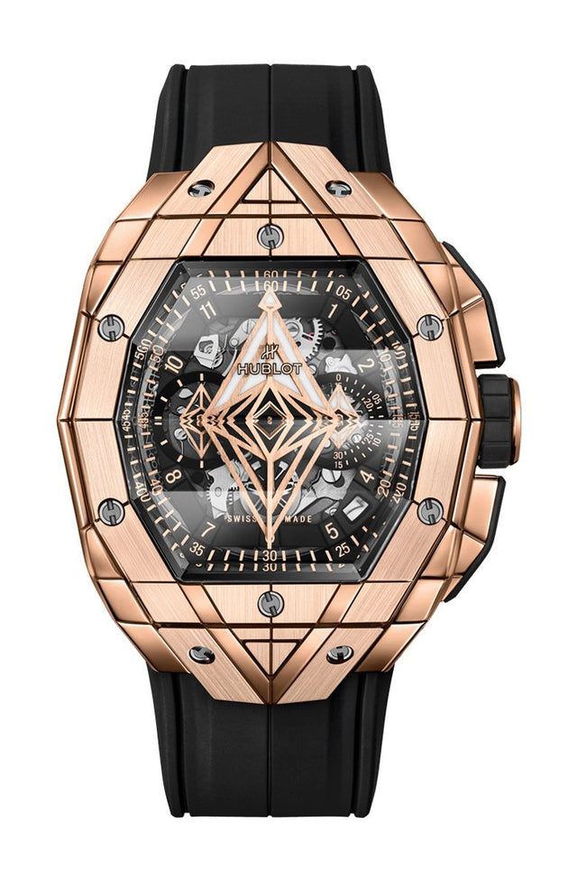 Hublot Spirit of Big Bang Sang Bleu King Gold Men's Watch 648.OX.0108.RX.MXM23