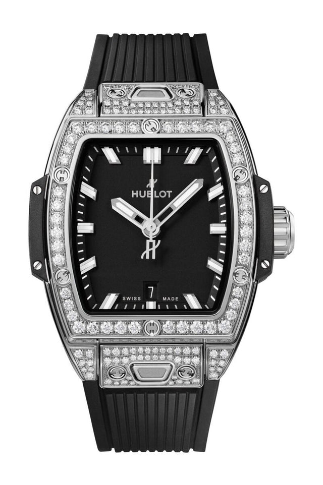 Hublot Spirit of Big Bang Steel Pavé Woman's Watch 682.SX.1170.RX.1604