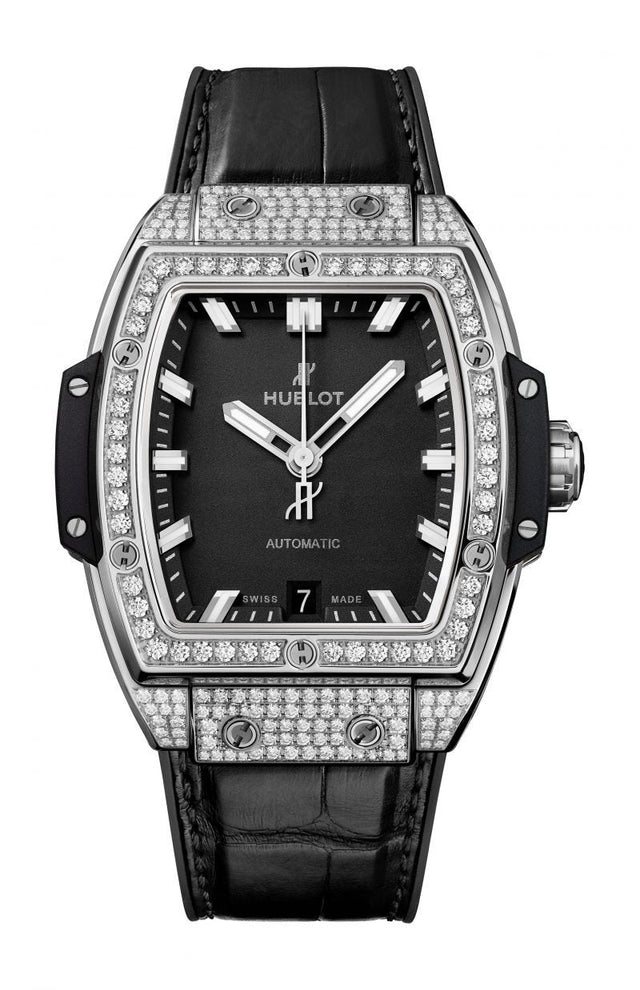 Hublot Spirit of Big Bang Titanium Pavé Woman's Watch 665.NX.1170.LR.1604
