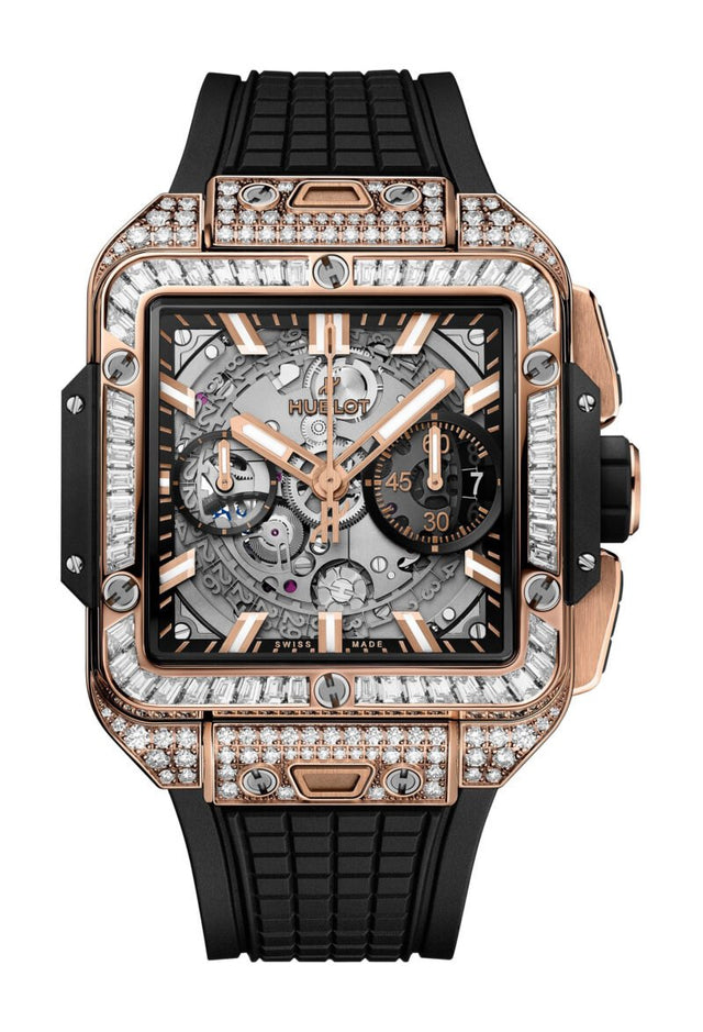 Hublot Square Bang Unico King Gold Jewellery Men's Watch 821.OX.0180.RX.0904