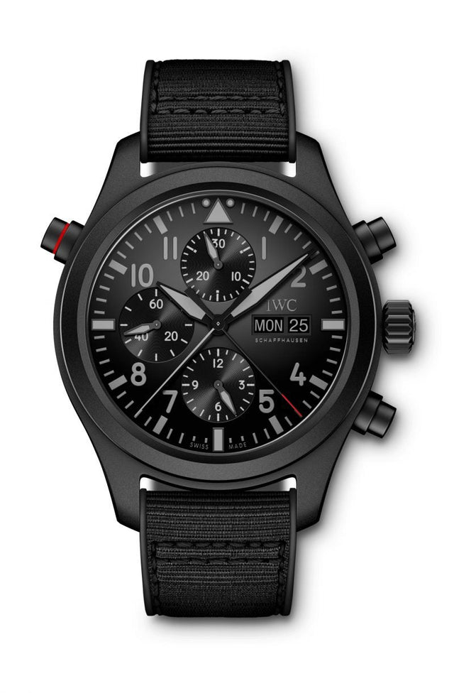 IWC Pilot’s Watch Double Chronograph TOP GUN Ceratanium Men's IW371815