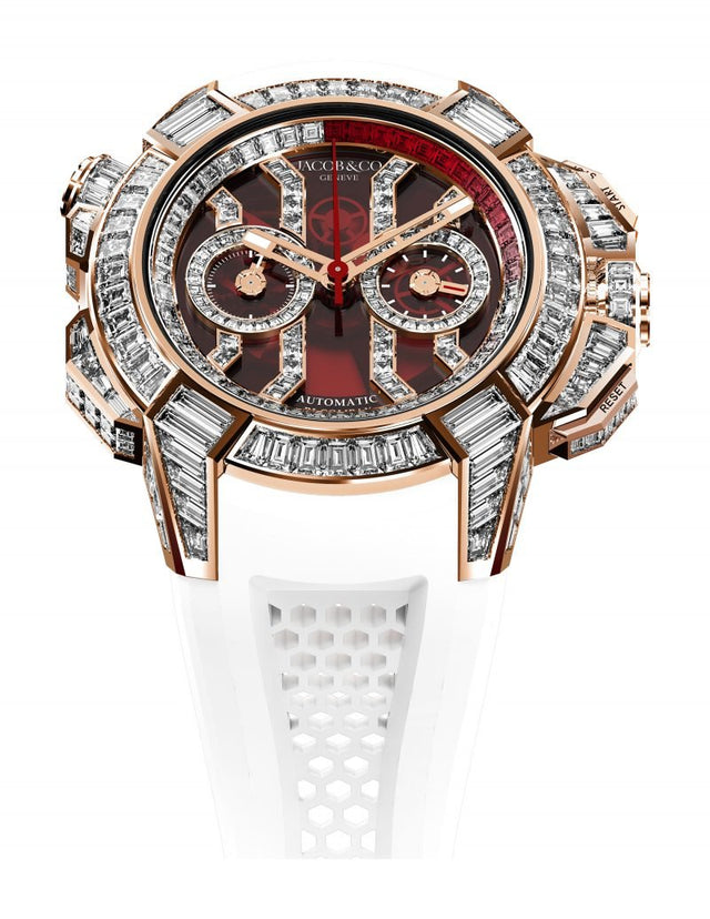 Jacob & Co Epic X Chrono Baguette Men's EC422.40.BW.RD.A