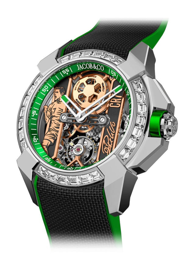 Jacob & Co Epic X Heart of CR7 Baguette Men's EX120.10.BC.AA.ABRUA